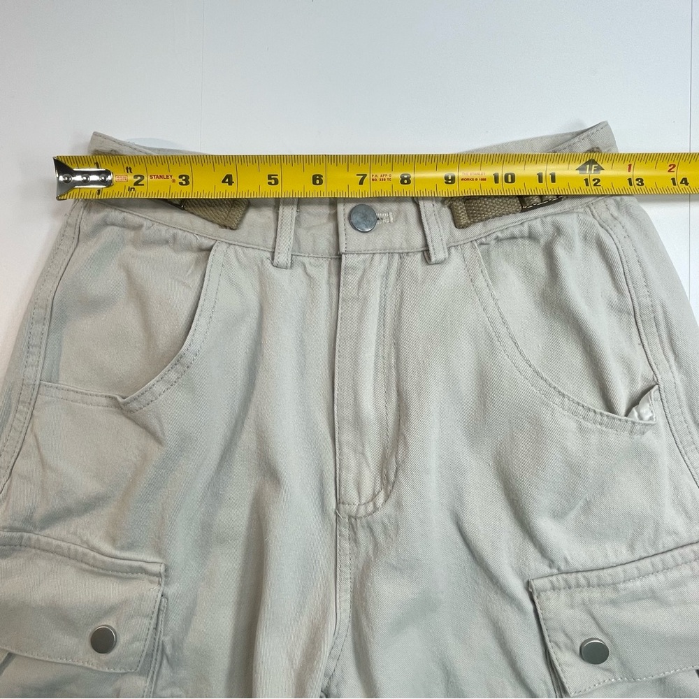 Aelfric Eden Women's Khaki Cargo Pants Adjustable Waist Size Small - Picture 9 of 11